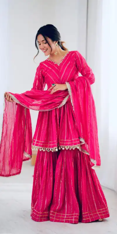SRK 5300 Pink Mal Chanderi With Lace Work & Mirror Work Salwar Suit . Get it for ₹2099. Delivery 4-6 Working Days. Shop now. | Jump Suits, Tops & Bottoms, Track Suits, Salwar suit, Casual Suits, Creative suits, Designer Suits, Palazzo Suits, Party Wear Suits, Patiala Suits, Straight Suits, Trendy Wear