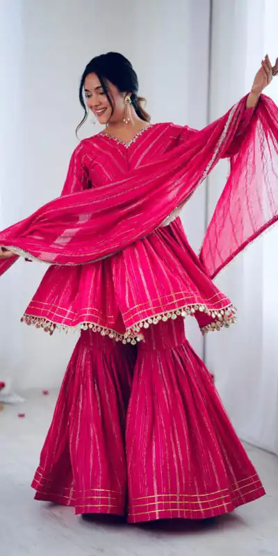 SRK 5300 Pink Mal Chanderi With Lace Work & Mirror Work Salwar Suit . Get it for ₹2099. Delivery 4-6 Working Days. Shop now. | Jump Suits, Tops & Bottoms, Track Suits, Salwar suit, Casual Suits, Creative suits, Designer Suits, Palazzo Suits, Party Wear Suits, Patiala Suits, Straight Suits, Trendy Wear