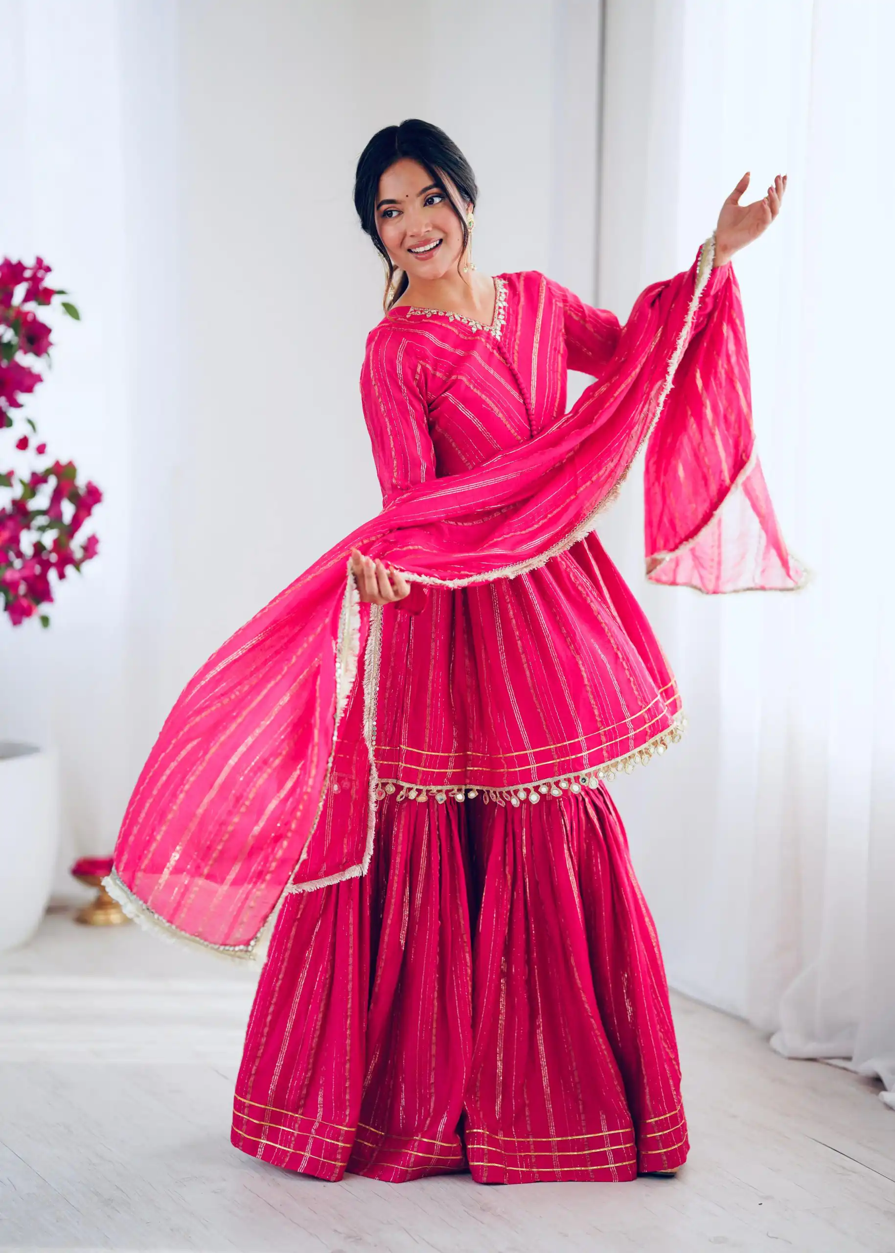 SRK 5300 Pink Mal Chanderi With Lace Work & Mirror Work Salwar Suit . Get it for ₹2099. Delivery 4-6 Working Days. Shop now. | Jump Suits, Tops & Bottoms, Track Suits, Salwar suit, Casual Suits, Creative suits, Designer Suits, Palazzo Suits, Party Wear Suits, Patiala Suits, Straight Suits, Trendy Wear
