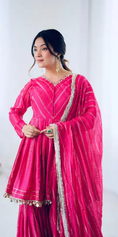 SRK 5300 Pink Mal Chanderi With Lace Work & Mirror Work Salwar Suit . Get it for ₹2099. Delivery 4-6 Working Days. Shop now. | Jump Suits, Tops & Bottoms, Track Suits, Salwar suit, Casual Suits, Creative suits, Designer Suits, Palazzo Suits, Party Wear Suits, Patiala Suits, Straight Suits, Trendy Wear
