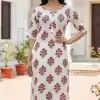 INLI White Beauty Pink Color Rayon Print Kurti with Designer Work. Get it for ₹1199. Delivery 4-6 Working Days. Shop now. | Kurti, Bollywood Kurti, Creative Kurtis, Designer Kurti, Party Wear Kurti, Selfie Kurti