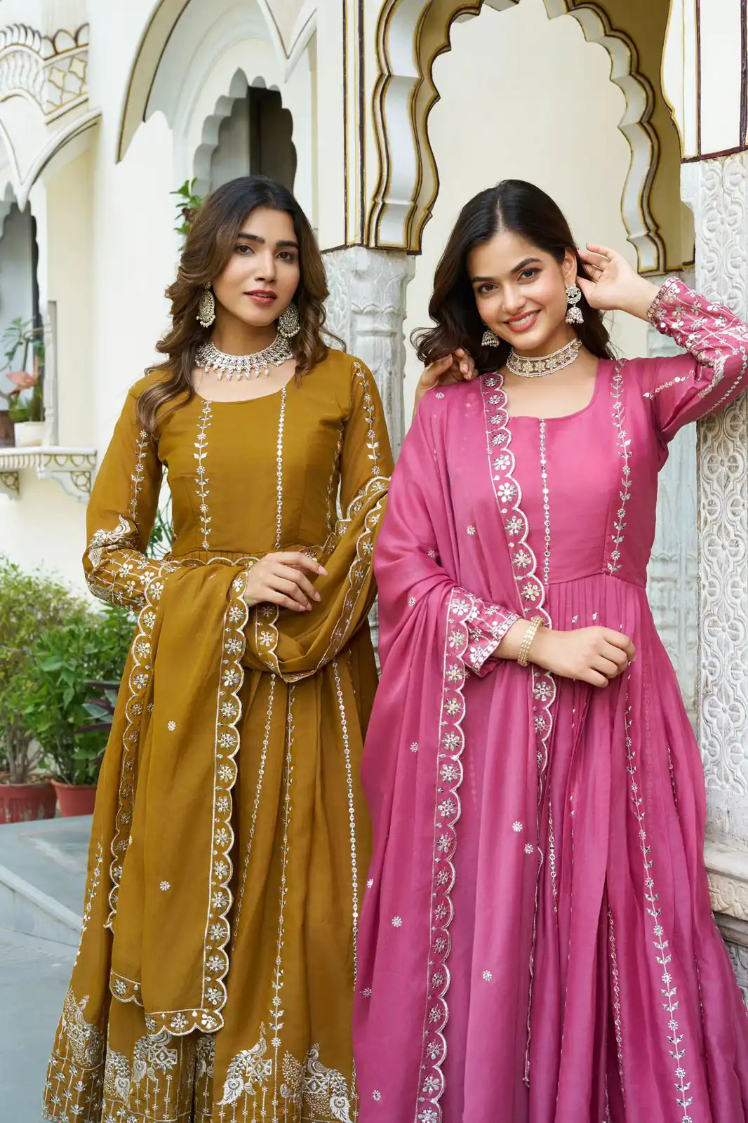 Ram 139 Pink Star Georgette Gown Perfect for Wedding, Party, Family Gatherings, Haldi, Housewarming –. Grab it for ₹1949. Delivery 4-6 Working | Jump Suits, Salwar suit, Casual Suits, Creative suits, Designer Suits, Palazzo Suits, Party Wear Suits, Patiala Suits, Straight Suits