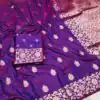 MB 1133 Purple in Banarasi Silk Lace Work & Zari Work Saree . Introductory Price ₹1849. Delivery 4-6 Working Days. Shop now. | Designer Sarees, Embroidered Sarees, Sarees, Bollywood Sarees, Creative Sarees, Ethnic Saree, Modern Digital sarees, Party Wear Sarees
