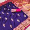 MB 28 Royal Blue in Banarasi Silk Lace Work & Zari Work Saree . Wedding, Party, Festive, Events Festive Deal ₹2399. Delivery 4-6 Working Days. Shop now. | Designer Sarees, Embroidered Sarees, Sarees, Bollywood Sarees, Creative Sarees, Ethnic Saree, Modern Digital sarees, Party Wear Sarees