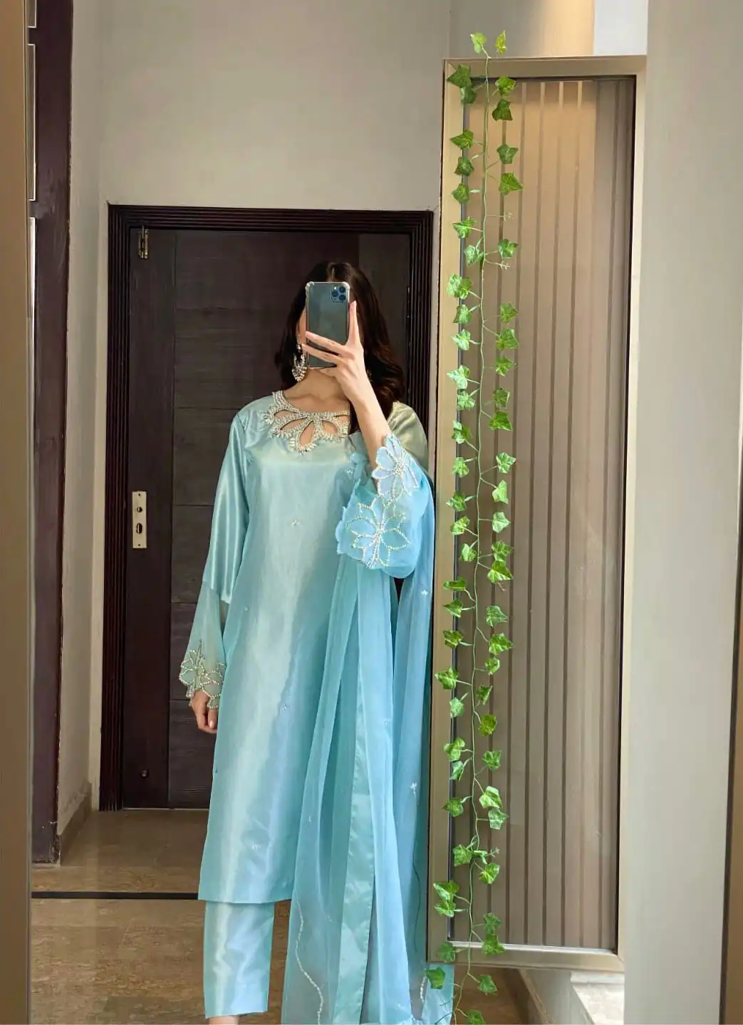 LG 1953 Sky Blue Moss Satin Salwar Suit with Embroidery Work & Bead Work. Now at just ₹1999. Delivery 4-6 Working Days. Shop now. | Jump Suits, Salwar suit, Casual Suits, Creative suits, Designer Suits, Palazzo Suits, Party Wear Suits, Patiala Suits, Straight Suits