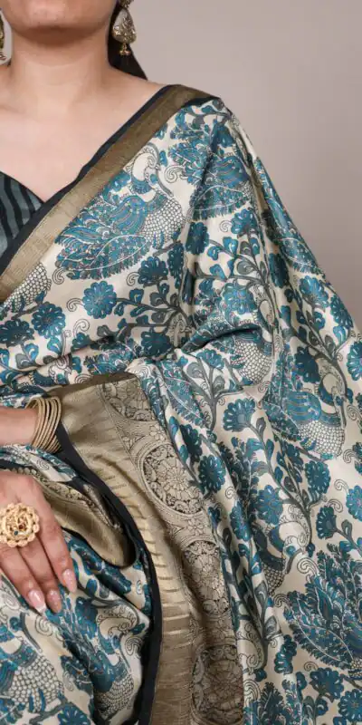 YNF 7050 Sky Blue Color Tasar Silk with Lace Border & Lace Work Saree . Best Price ₹1749. Delivery 4-6 Working Days. Shop now. | Designer Sarees, Embroidered Sarees, Sarees, Bollywood Sarees, Creative Sarees, Ethnic Saree, Modern Digital sarees, Party Wear Sarees