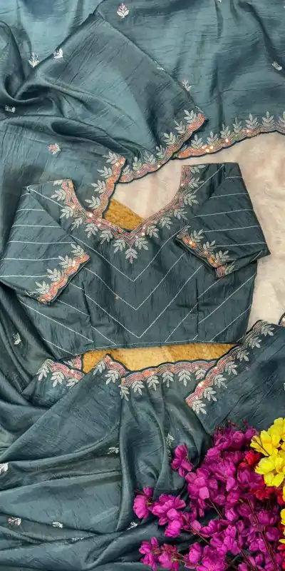 AC COCKTAIL Teal Gold Crush Saree Perfect for Wedding, Party, Engagement, Cultural Events, Pongal – . Available at ₹2149 only. Delivery 4-6 Working Day | Designer Sarees, Embroidered Sarees, Sarees, Bollywood Sarees, Creative Sarees, Ethnic Saree, Modern Digital sarees, Party Wear Sarees