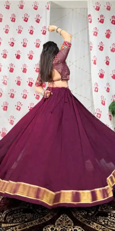LNB 1747 Wine Pure Chanderi Lehenga Choli Perfect for Wedding, Party, Housewarming, Pongal, Sangeet –. Festive Deal ₹2499. Delivery 4-6 Working Days. | Lehenga, Bollywood Lehenga, Creative Lehenga, Designer Lehenga, Embroidered Lehenga, Party Wear Lehenga
