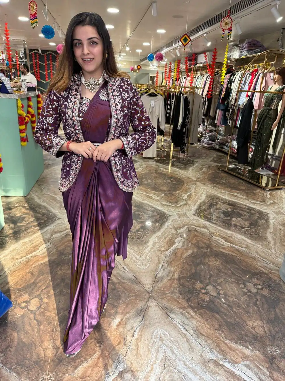 ST 1078 Wine in Color Rangoli Silk Embroidery Work Saree .Wedding, Party, Festive, Events,Best Price ₹2399. Delivery 4-6 Working Days. Shop now. | Designer Sarees, Embroidered Sarees, Sarees, Bollywood Sarees, Creative Sarees, Ethnic Saree, Modern Digital sarees, Party Wear Sarees