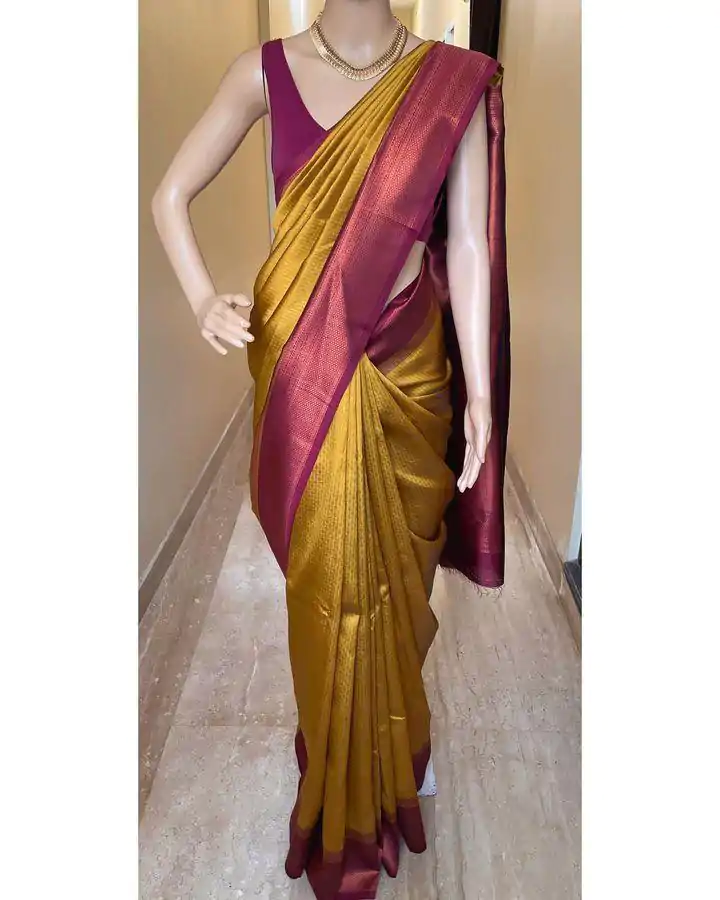 KPR 206 Yellow in Soft Lichi Silk Lace Jacquard Border & Lace Work Saree . Special Price ₹1399. Delivery 4-6 Working Days. Shop now. | Designer Sarees, Embroidered Sarees, Sarees, Bollywood Sarees, Creative Sarees, Ethnic Saree, Modern Digital sarees, Party Wear Sarees