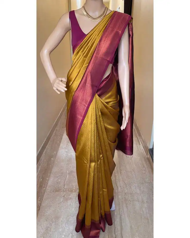KPR 206 Yellow in Soft Lichi Silk Lace Jacquard Border & Lace Work Saree . Special Price ₹1399. Delivery 4-6 Working Days. Shop now. | Designer Sarees, Embroidered Sarees, Sarees, Bollywood Sarees, Creative Sarees, Ethnic Saree, Modern Digital sarees, Party Wear Sarees