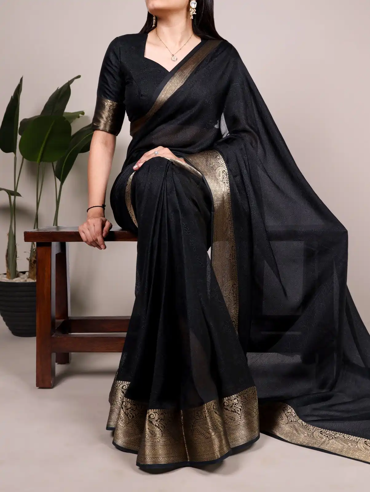 YNF 7908 Black Mass Mello Saree with Zari Work. Wedding, Party, Festive, Events Introductory Price ₹1449. Delivery 4-6 Working Days. Shop now. | Designer Sarees, Embroidered Sarees, Sarees, Bollywood Sarees, Creative Sarees, Ethnic Saree, Modern Digital sarees, Party Wear Sarees