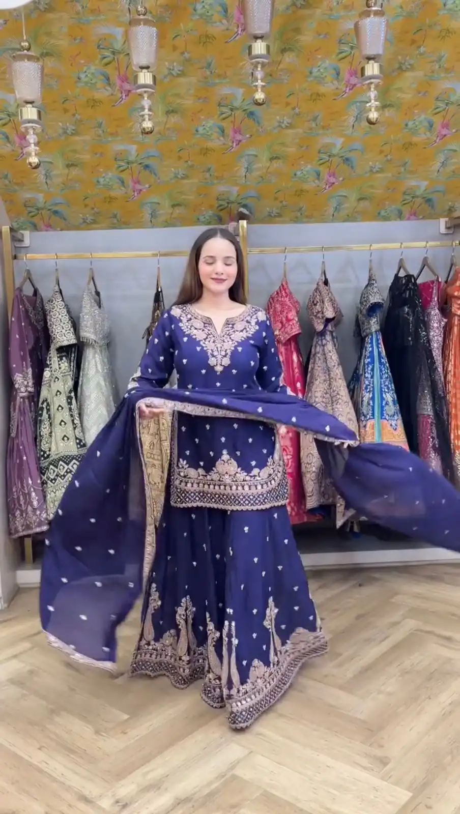 LG 2029 Blue Chinon Salwar Suit with Embroidery Work. Wedding, Party, Festive, Events, Special Price ₹2399. Delivery 4-6 Working Days. Shop now. | Jump Suits, Tops & Bottoms, Track Suits, Salwar suit, Casual Suits, Creative suits, Designer Suits, Palazzo Suits, Party Wear Suits, Patiala Suits, Straight Suits, Trendy Wear