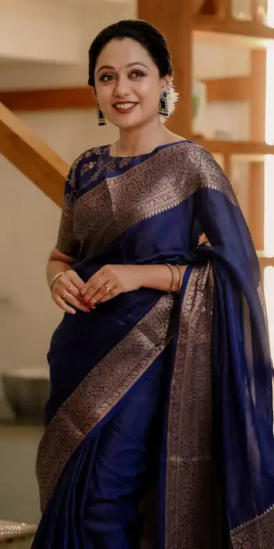 KP 6034 Blue Soft Lichi Silk Saree with Lace Border & Lace Work. Exclusive Offer ₹1349. Delivery 4-6 Working Days. Shop now. | Designer Sarees, Embroidered Sarees, Sarees, Bollywood Sarees, Creative Sarees, Ethnic Saree, Modern Digital sarees, Party Wear Sarees