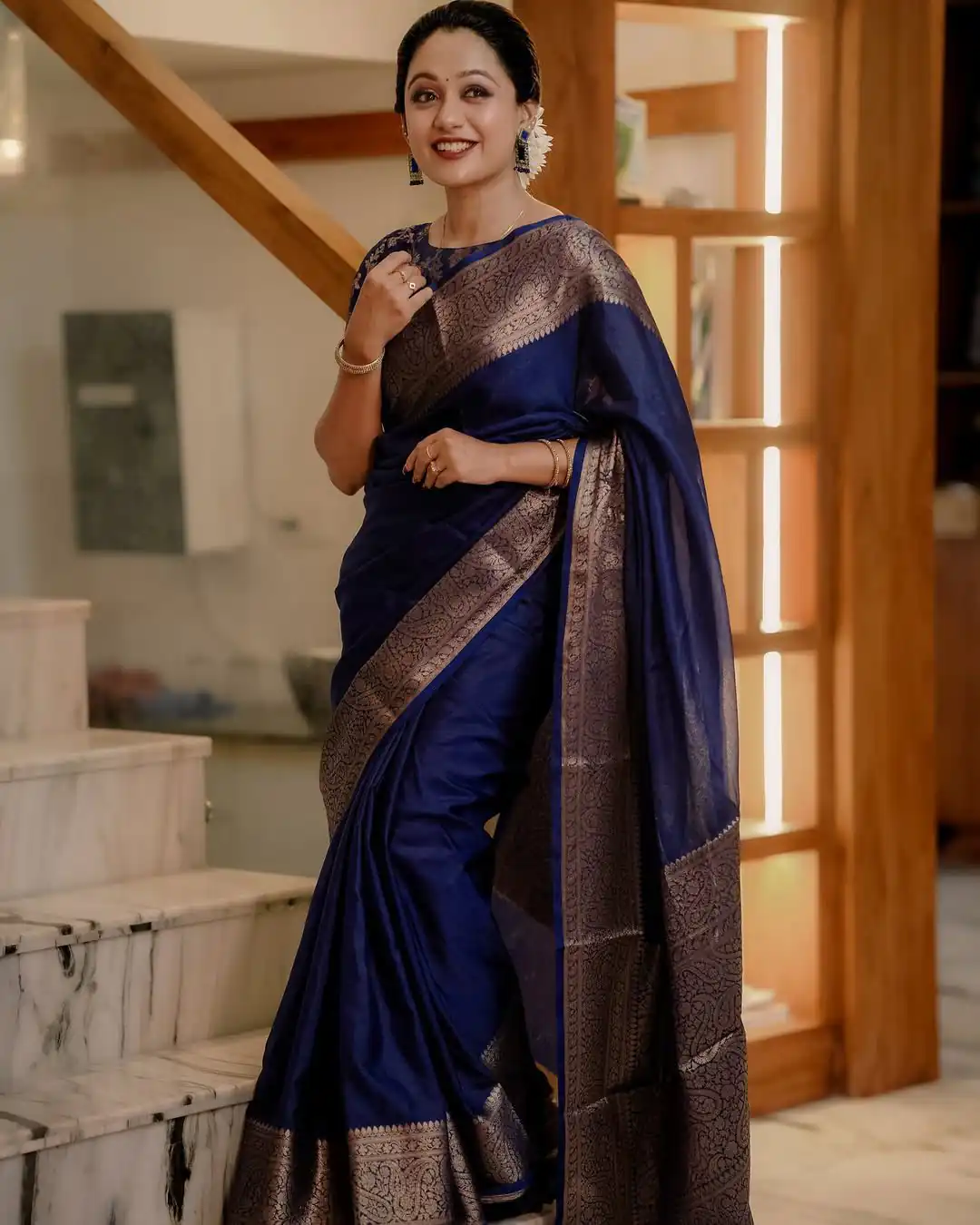 KP 6034 Blue Soft Lichi Silk Saree with Lace Border & Lace Work. Exclusive Offer ₹1349. Delivery 4-6 Working Days. Shop now. | Designer Sarees, Embroidered Sarees, Sarees, Bollywood Sarees, Creative Sarees, Ethnic Saree, Modern Digital sarees, Party Wear Sarees
