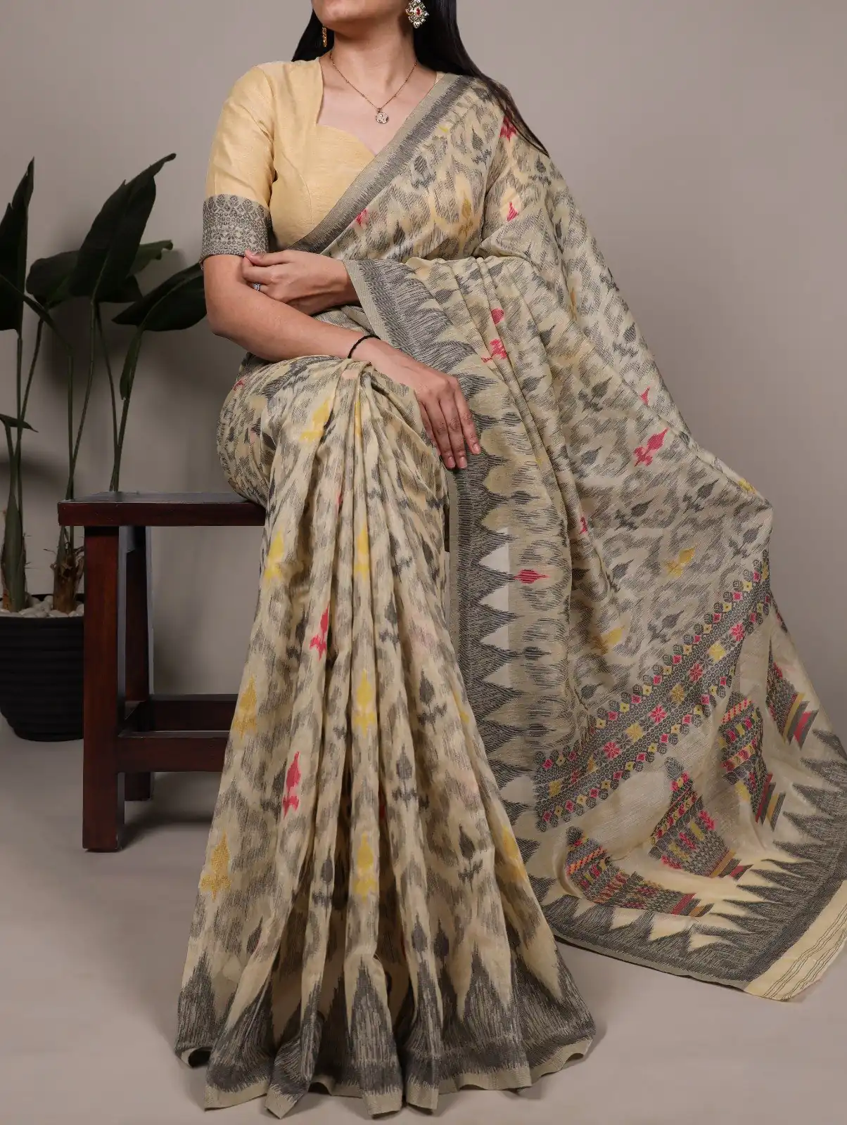 YNF 7414 Cream Poly Cotton Saree Thread Weaving Work Designer Work. Get it for ₹1549. Delivery 4-6 Working Days. Shop now. | Designer Sarees, Embroidered Sarees, Sarees, Bollywood Sarees, Creative Sarees, Ethnic Saree, Modern Digital sarees, Party Wear Sarees