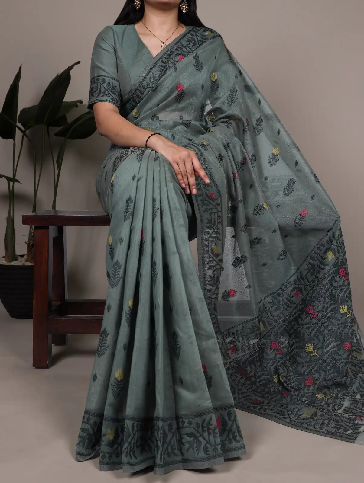 YNF 7415 Grey Poly Cotton Saree Perfect for Wedding, Party, Makar Sankranti, Temple Visit, Sangeet – . Introductory Price ₹1549. Delivery 4-6 Working | Designer Sarees, Embroidered Sarees, Sarees, Bollywood Sarees, Creative Sarees, Ethnic Saree, Modern Digital sarees, Party Wear Sarees