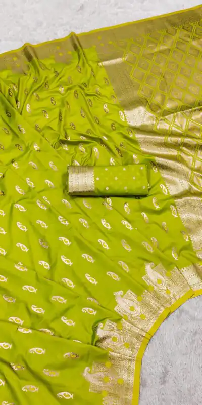 MB 41 Lemon Yellow Color Green Banarasi Silk Zari Weaving Saree . Wedding, Party, Festive, Available at ₹1849 only. Delivery 4-6 Working Days. Shop now. | Designer Sarees, Designer Sarees, Embroidered Sarees, Sarees, Bollywood Sarees, Creative Sarees, Designer Sarees, Embroidered Sarees, Ethnic Saree, Modern Digital sarees, Party Wear Sarees