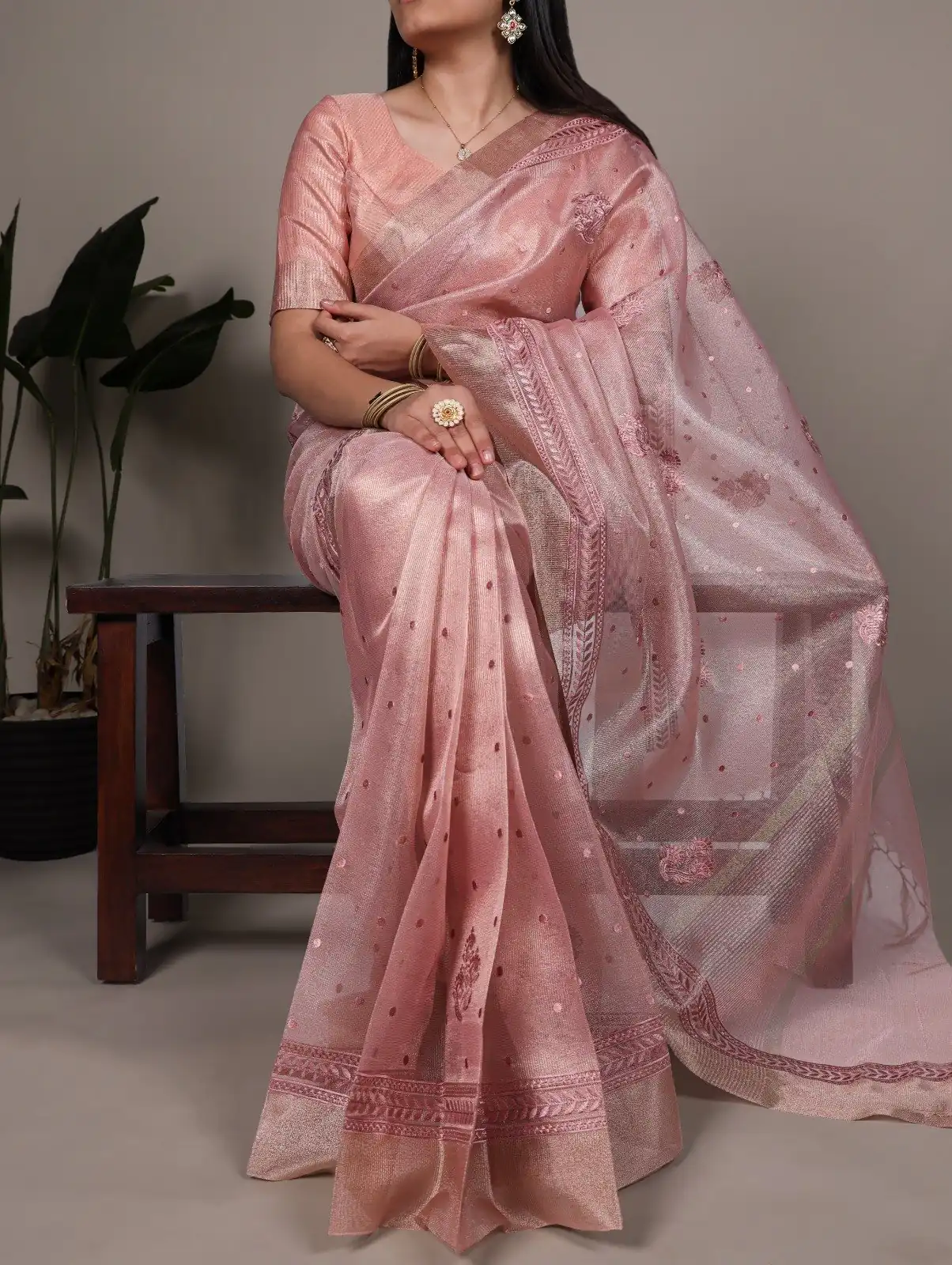 YNF 7402 Light Pink Color Poly Shimmer Saree with Embroidery Work. Wedding, Party, Festive Festive Deal ₹2499. Delivery 4-6 Working Days. Shop now. | Designer Sarees, Embroidered Sarees, Sarees, Bollywood Sarees, Creative Sarees, Ethnic Saree, Modern Digital sarees, Party Wear Sarees