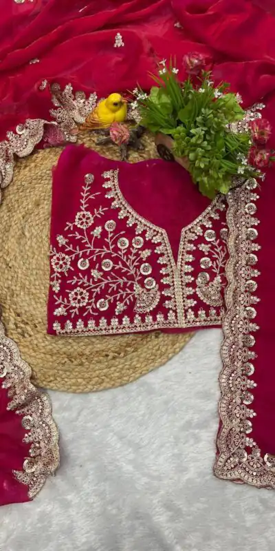 BT 434 Maroon Fandy Sattin Silk Saree with Zari Work. Wedding, Party, Festive, Events, Best Price ₹2049. Delivery 4-6 Working Days. Shop now. | Designer Sarees, Embroidered Sarees, Sarees, Bollywood Sarees, Creative Sarees, Ethnic Saree, Modern Digital sarees, Party Wear Sarees