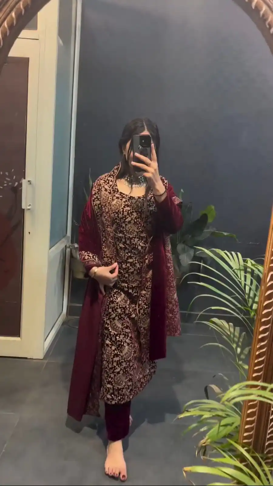 RTC 5940 Maroon Viscos velvet Chinestich Work Salwar Suit with Designer Work. Festive Deal ₹2049. Delivery 4-6 Working Days. Shop now. | Jump Suits, Tops & Bottoms, Track Suits, Party Wear Lehenga, Salwar suit, Casual Suits, Creative suits, Designer Suits, Palazzo Suits, Party Wear Suits, Patiala Suits, Straight Suits, Trendy Wear