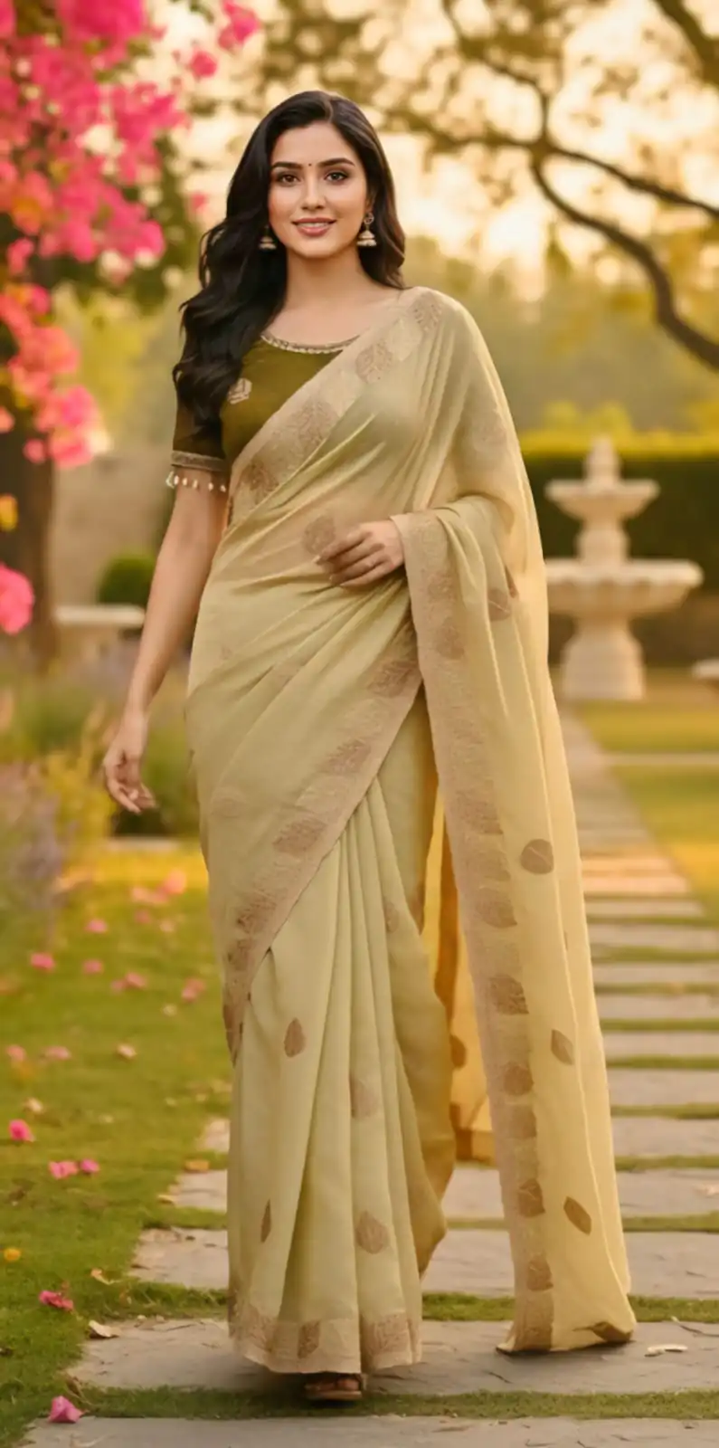 SC 1005 Mehendi in Soft fandy Silk Embroidery Work & Lace Work Saree . Available at ₹2499 only. Delivery 4-6 Working Days. Shop now. | Designer Sarees, Embroidered Sarees, Sarees, Bollywood Sarees, Creative Sarees, Ethnic Saree, Modern Digital sarees, Party Wear Sarees