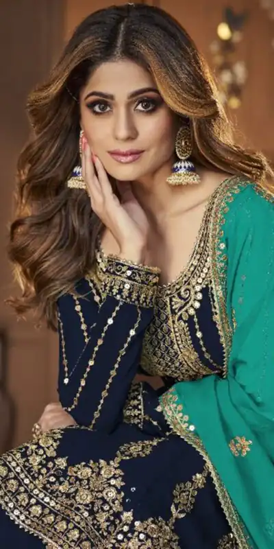 DS A 9125 Navy Blue Faux Georgette Salwar Suit with Embroidery Work. Special Price ₹2599. Delivery 4-6 Working Days. Shop now. | Jump Suits, Tops & Bottoms, Track Suits, Salwar suit, Casual Suits, Creative suits, Designer Suits, Palazzo Suits, Party Wear Suits, Patiala Suits, Straight Suits, Trendy Wear