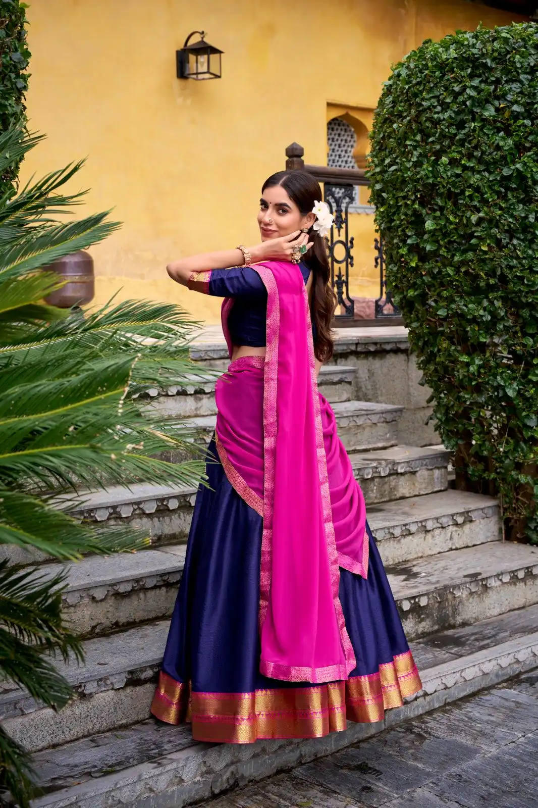 LNB 2029 Navy Blue Poly Cotton Lehenga Choli Perfect for Wedding, Party, Bridal Wear, Sangeet, Baisakhi Affordable Price ₹1899. Delivery 4-6 Working Days. | Lehenga, Bollywood Lehenga, Creative Lehenga, Designer Lehenga, Embroidered Lehenga, Party Wear Lehenga