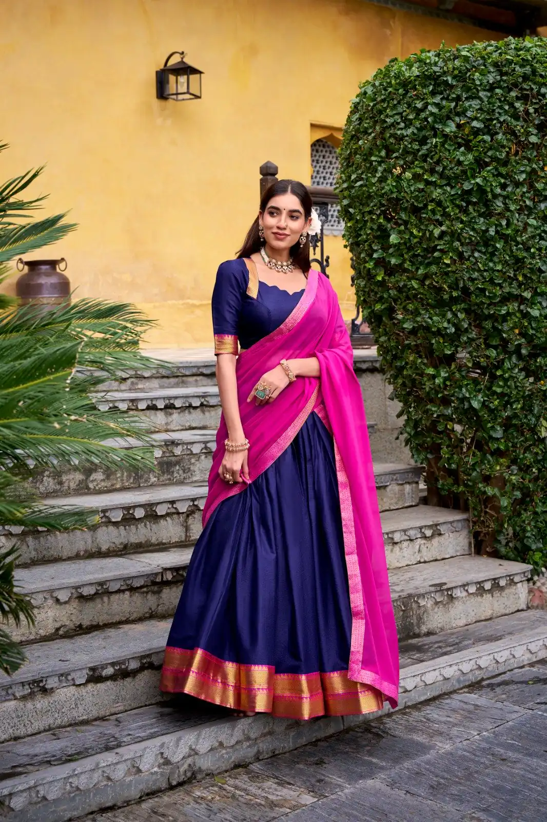 LNB 2029 Navy Blue Poly Cotton Lehenga Choli Perfect for Wedding, Party, Bridal Wear, Sangeet, Baisakhi Affordable Price ₹1899. Delivery 4-6 Working Days. | Lehenga, Bollywood Lehenga, Creative Lehenga, Designer Lehenga, Embroidered Lehenga, Party Wear Lehenga