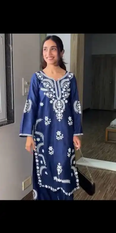 BE 398 Navy Blue Rayon Salwar Suit with Embroidery Work. Wedding, Party, Festive, Events Get it for ₹1799. Delivery 4-6 Working Days. Shop now. | Jump Suits, Tops & Bottoms, Track Suits, Salwar suit, Casual Suits, Creative suits, Designer Suits, Palazzo Suits, Party Wear Suits, Patiala Suits, Straight Suits, Trendy Wear