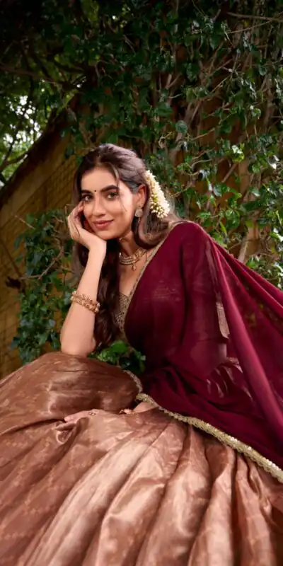 LNB 2026 Peach Color Dupion Silk Lehenga Choli With Zari Work.Wedding, Party, Festive, Events, Special Price ₹1999. Delivery 4-6 Working Days. Shop now. | Lehenga, Bollywood Lehenga, Creative Lehenga, Designer Lehenga, Embroidered Lehenga, Party Wear Lehenga