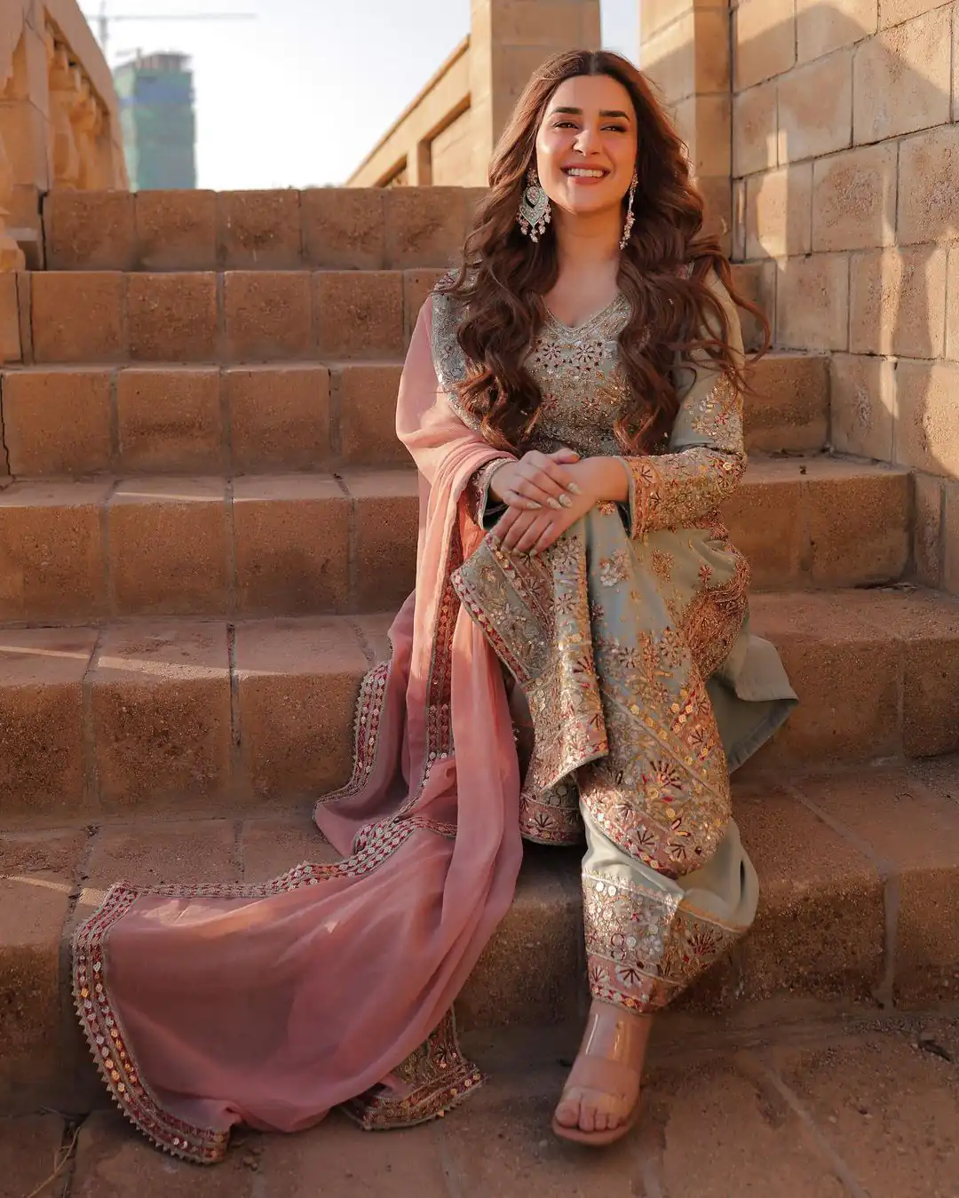 SRK 5176 Peach Faux Georgette Salwar Suit with Lace Work & Embroidery Work. Available at ₹2399 only. Delivery 4-6 Working Days. Shop now. | Jump Suits, Tops & Bottoms, Track Suits, Salwar suit, Casual Suits, Creative suits, Designer Suits, Palazzo Suits, Party Wear Suits, Patiala Suits, Straight Suits, Trendy Wear