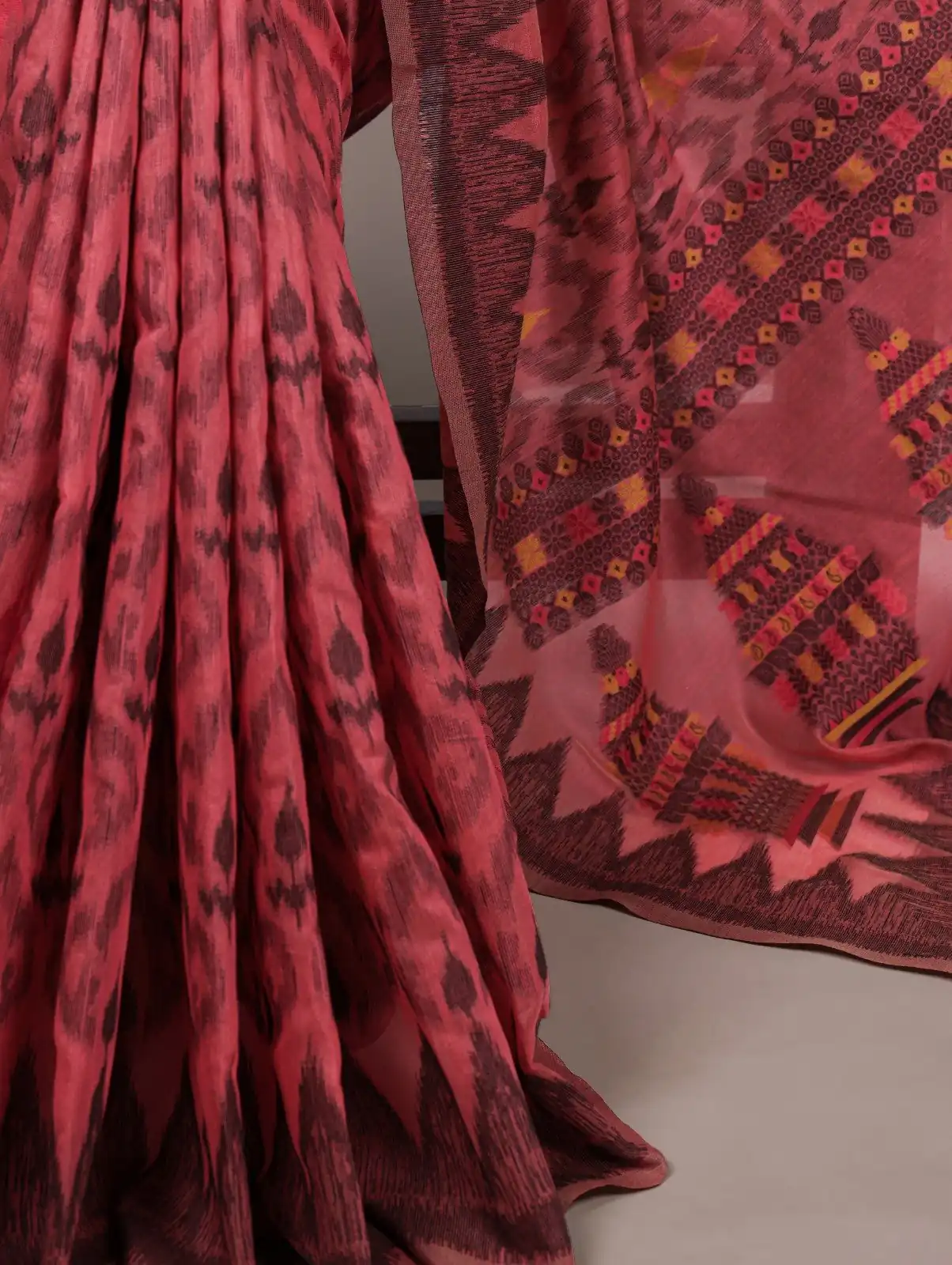 YNF 7414 Peach Poly Cotton Saree Thread Weaving Work Designer Work. Get it for ₹1549. Delivery 4-6 Working Days. Shop now. | Designer Sarees, Embroidered Sarees, Sarees, Bollywood Sarees, Creative Sarees, Ethnic Saree, Modern Digital sarees, Party Wear Sarees