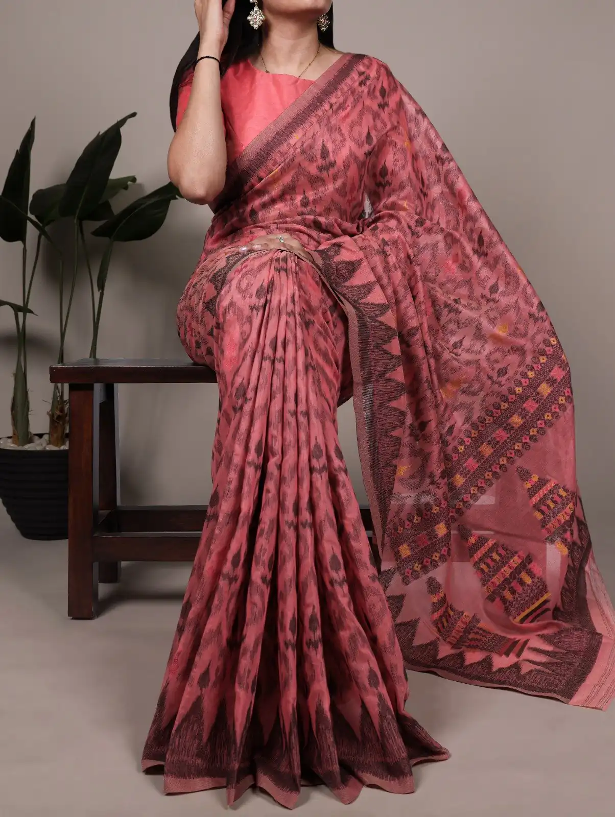 YNF 7414 Peach Poly Cotton Saree Thread Weaving Work Designer Work. Get it for ₹1549. Delivery 4-6 Working Days. Shop now. | Designer Sarees, Embroidered Sarees, Sarees, Bollywood Sarees, Creative Sarees, Ethnic Saree, Modern Digital sarees, Party Wear Sarees
