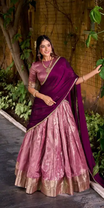 LNB 2026 Pink Color Dupion Silk Lehenga Choli With Zari Work.Wedding, Party, Festive, Events, Special Price ₹1999. Delivery 4-6 Working Days. Shop now. | Lehenga, Bollywood Lehenga, Creative Lehenga, Designer Lehenga, Embroidered Lehenga, Party Wear Lehenga