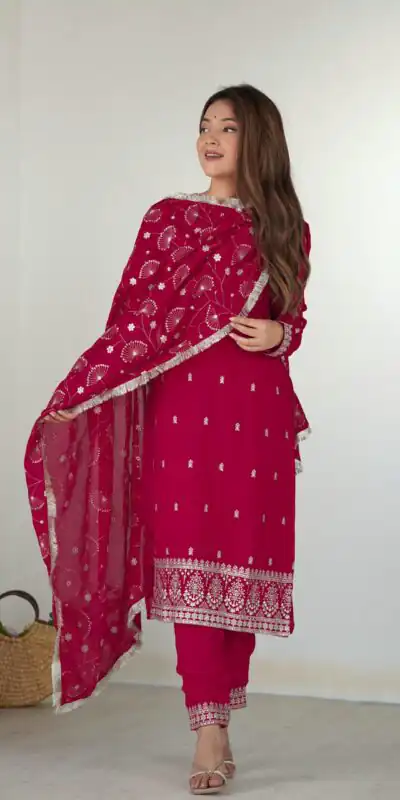 KB 276 pink Color Rangoli Silk Sequence Jari Work Salwar Suit Casual, Wedding, Party, Festive, Events Etc.4-6 Working Days@ 2049/-only | Jump Suits, Salwar suit, Casual Suits, Creative suits, Designer Suits, Palazzo Suits, Party Wear Suits, Patiala Suits, Straight Suits