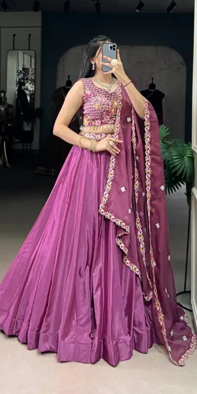 LNB 1446 Pink Silk Crepe Sequins Work & Embroidery Work Lehenga Choli in . Affordable Price ₹2999. Delivery 4-6 Working Days. Shop now. | Lehenga, Bollywood Lehenga, Creative Lehenga, Designer Lehenga, Embroidered Lehenga, Party Wear Lehenga