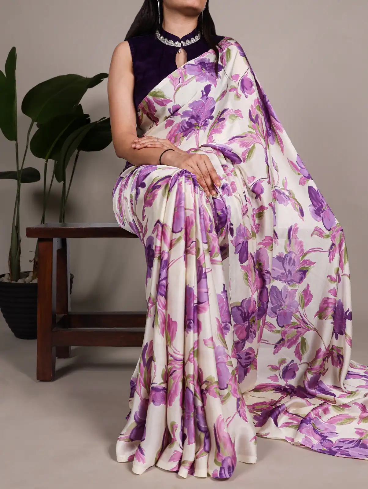 YNF 7008 Purple Satin Silk Saree Perfect for Wedding, Party, Festival Celebrations, Temple Visit, Ethnic Day – . Affordable Price ₹1849. Delivery 4-6 | Designer Sarees, Embroidered Sarees, Sarees, Bollywood Sarees, Creative Sarees, Ethnic Saree, Modern Digital sarees, Party Wear Sarees