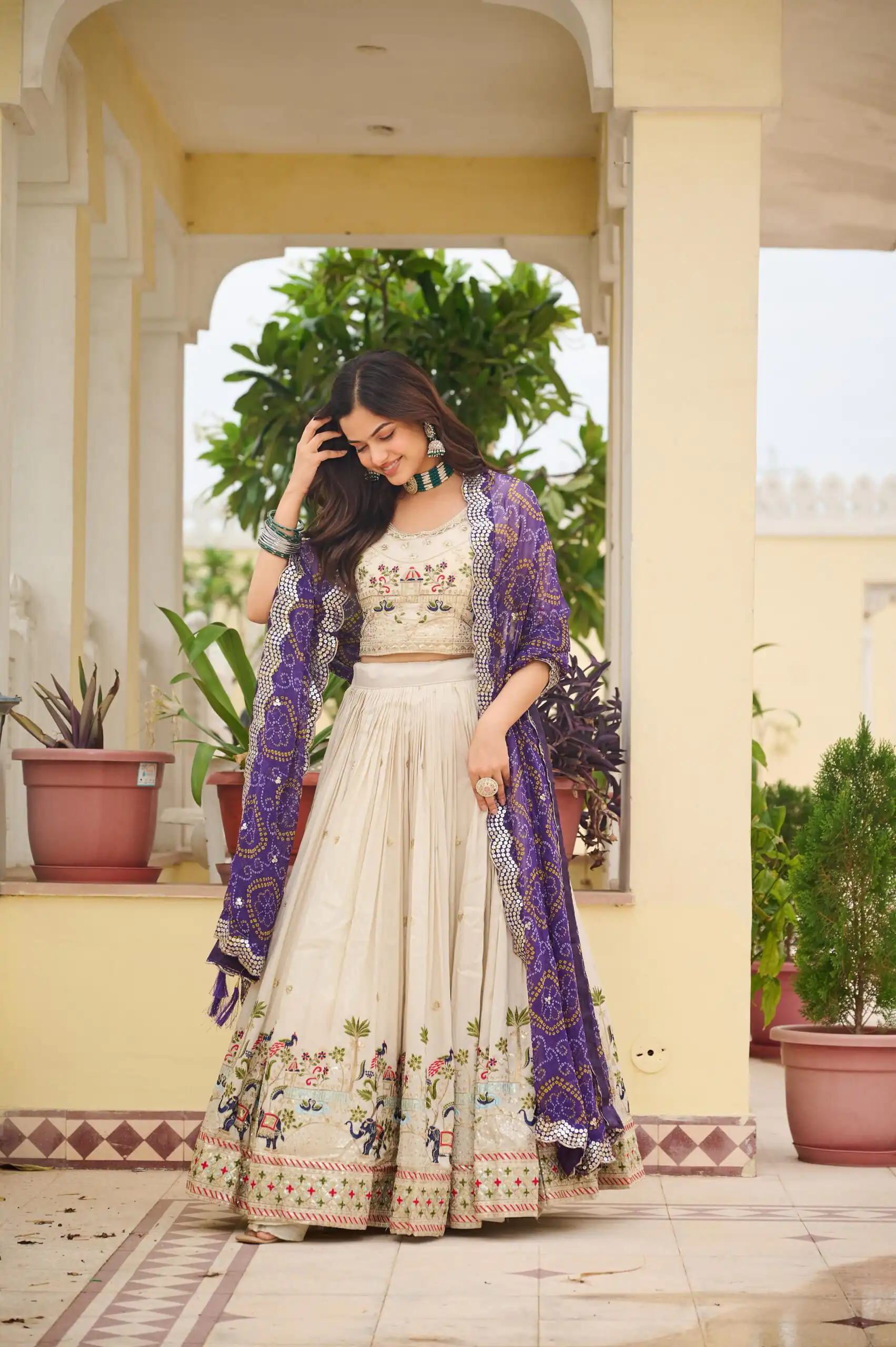 Ram 143 Purple in Color Tissue Silk Embroidery Work Lehenga Choli . Now at just ₹3249. Delivery 4-6 Working Days. Shop now. | Lehenga, Bollywood Lehenga, Creative Lehenga, Designer Lehenga, Embroidered Lehenga, Party Wear Lehenga