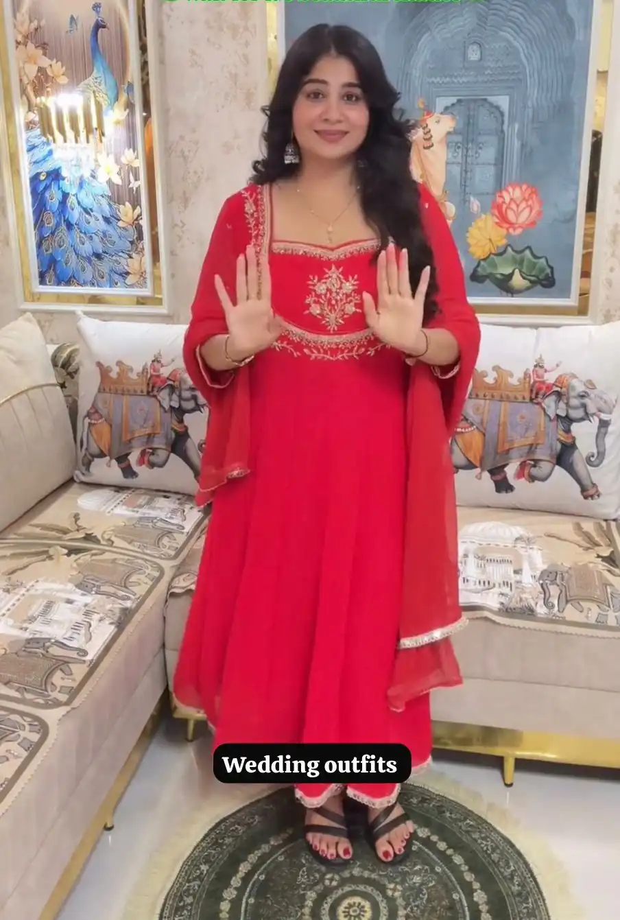 LG 2022 Red Georgette Salwar Suit with Lace Work & Embroidery Work. Exclusive Offer ₹1899. Delivery 4-6 Working Days. Shop now. | Jump Suits, Tops & Bottoms, Track Suits, Salwar suit, Casual Suits, Creative suits, Designer Suits, Palazzo Suits, Party Wear Suits, Patiala Suits, Straight Suits, Trendy Wear