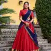 LNB 2029 Red Poly Cotton Lehenga Choli Perfect for Wedding, Party, Bridal Wear, Sangeet, Baisakhi –. Affordable Price ₹1899. Delivery 4-6 Working Days. | Lehenga, Bollywood Lehenga, Creative Lehenga, Designer Lehenga, Embroidered Lehenga, Party Wear Lehenga