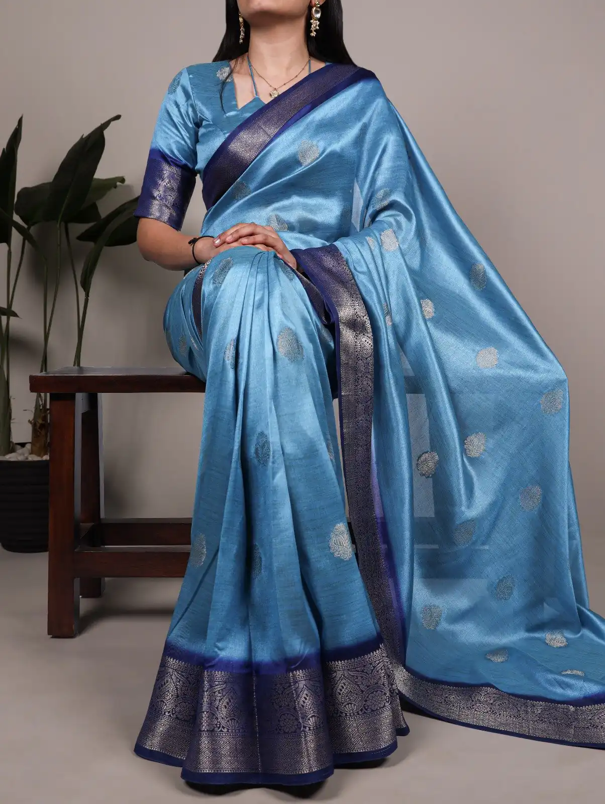 YNF 7909 Sky Blue in Rumali Silk Zari Work Saree . Wedding, Party, Festive, Events Now at just ₹1549. Delivery 4-6 Working Days. Shop now. | Designer Sarees, Embroidered Sarees, Sarees, Bollywood Sarees, Creative Sarees, Ethnic Saree, Modern Digital sarees, Party Wear Sarees