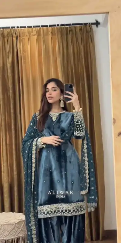 BE 412 Teal Georgette Salwar Suit with Embroidery Work. Wedding, Party, Festive, Events, Special Price ₹2149. Delivery 4-6 Working Days. Shop now. | Jump Suits, Tops & Bottoms, Track Suits, Salwar suit, Casual Suits, Creative suits, Designer Suits, Palazzo Suits, Party Wear Suits, Patiala Suits, Straight Suits, Trendy Wear