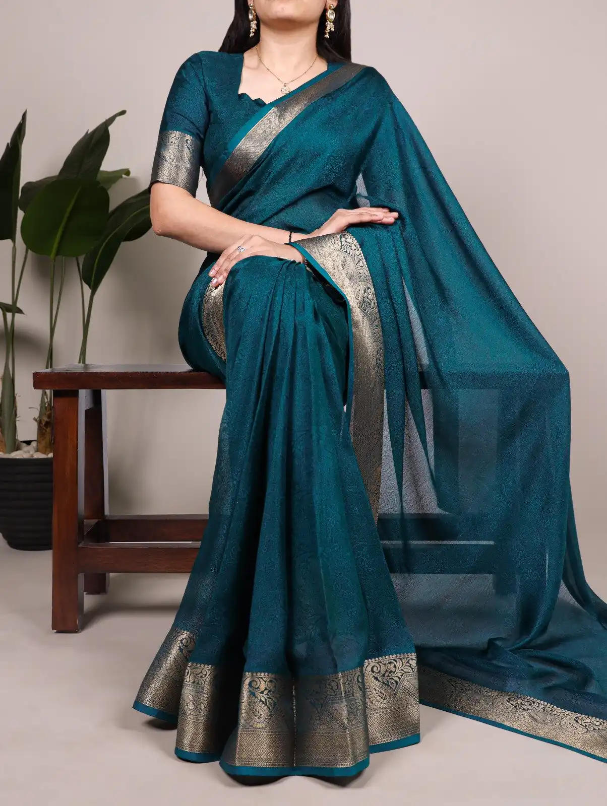 YNF 7908 Teal Mass Mello Saree with Zari Work. Wedding, Party, Festive, Events Introductory Price ₹1449. Delivery 4-6 Working Days. Shop now. | Designer Sarees, Embroidered Sarees, Sarees, Bollywood Sarees, Creative Sarees, Ethnic Saree, Modern Digital sarees, Party Wear Sarees