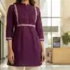 INLI Charmi vol 1 Wine Color Rayon Kurti with malti Embroidery Work. Festive Deal ₹1349. Delivery 4-6 Working Days. Shop now. | Kurti, Bollywood Kurti, Creative Kurtis, Designer Kurti, Party Wear Kurti, Selfie Kurti