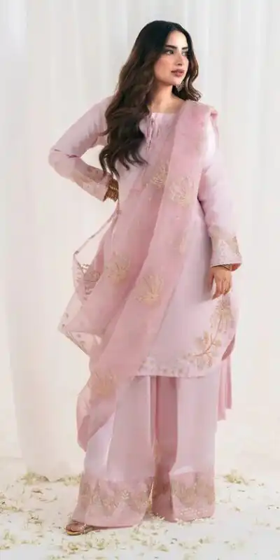 ZSR 3122 Baby Pink Natural Crep Silk Salwar Suit Perfect for Wedding, Party, Pongal, Onam, Reception – . Available at ₹1849 only. Delivery 4-6 Work | Jump Suits, Salwar suit, Casual Suits, Creative suits, Designer Suits, Palazzo Suits, Party Wear Suits, Patiala Suits, Straight Suits