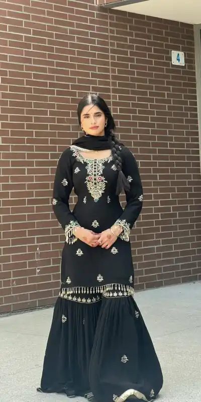 ZF 421 Black in Chinon Silk Lace Work & Embroidery Work Salwar Suit . Available at ₹1899 only. Delivery 4-6 Working Days. Shop now. | Jump Suits, Tops & Bottoms, Track Suits, Salwar suit, Casual Suits, Creative suits, Designer Suits, Palazzo Suits, Party Wear Suits, Patiala Suits, Straight Suits, Trendy Wear