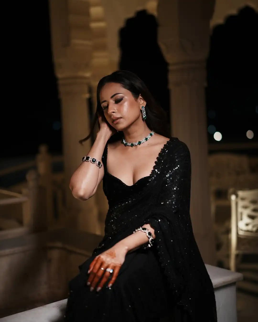 JR 636 Black Color Georgette Saree with Embroidery Work & Lace Work. Special Price ₹1899. Delivery 4-6 Working Days. Shop now. | Designer Sarees, Sarees, Bollywood Sarees, Creative Sarees, Embroidered Sarees, Ethnic Saree, Modern Digital sarees, Party Wear Sarees