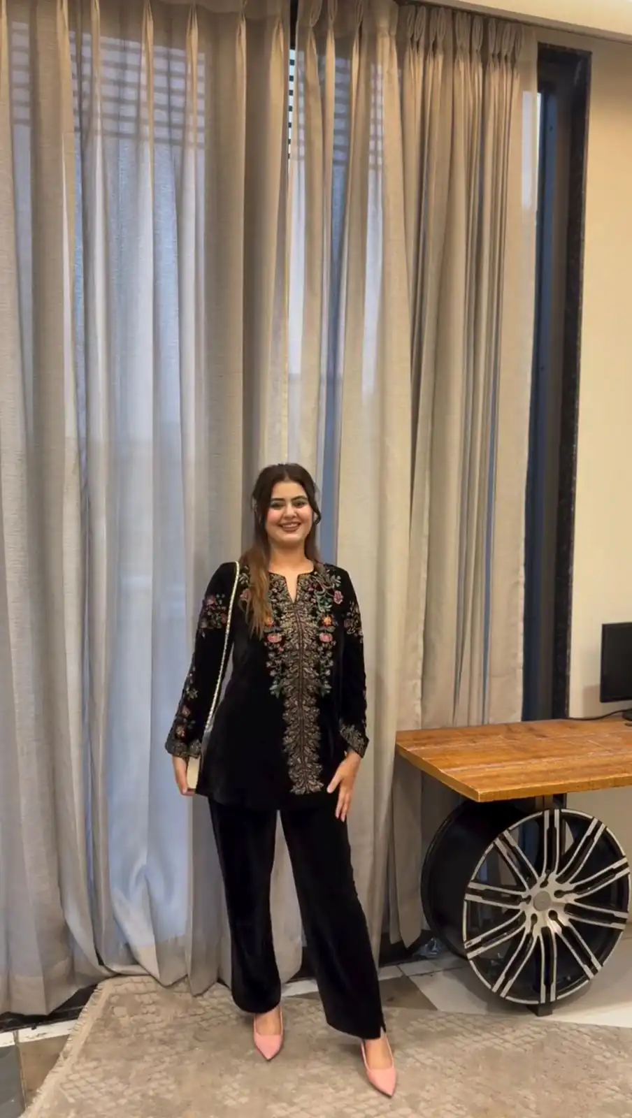 BE 426 Black Color Velvet Salwar Suit with Embroidery Work. Available at ₹1799 only. Delivery 4-6 Working Days. Shop now. | Jump Suits, Tops & Bottoms, Track Suits, Salwar suit, Casual Suits, Creative suits, Designer Suits, Palazzo Suits, Party Wear Suits, Patiala Suits, Straight Suits, Trendy Wear