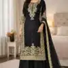 SSR 535 Black in Organza Silk Embroidery Work Salwar Suit . Available at ₹2399 only. Delivery 4-6 Working Days. Shop now. | Jump Suits, Tops & Bottoms, Track Suits, Salwar suit, Casual Suits, Creative suits, Designer Suits, Palazzo Suits, Party Wear Suits, Patiala Suits, Straight Suits, Trendy Wear
